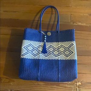 Beautiful hand woven bag never been used